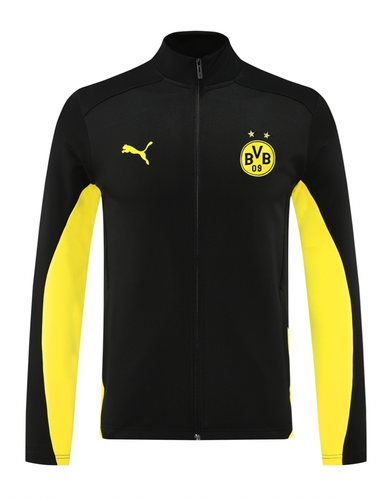 Borussia Dortmund 24/25 Men's Black Long Zip Jacket
