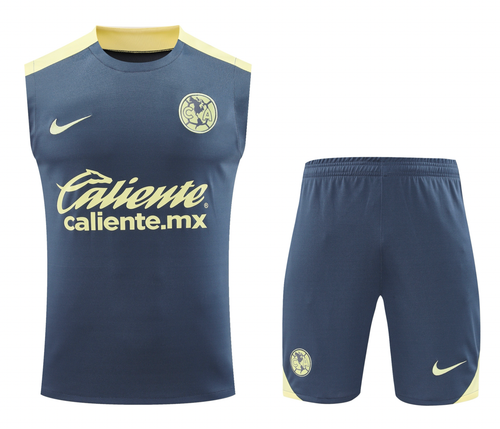 CF América 24/25 Men's Blue-Gray Training Tank Top