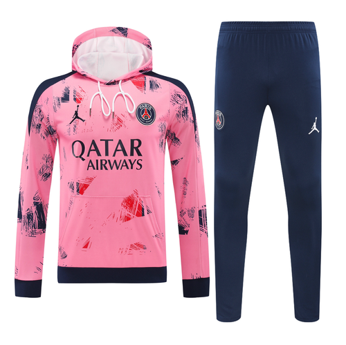 Paris Saint-Germain 24/25 Men's Pink Hoodie Tracksuit