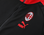 AC Milan 23/24 Men's Black-Red Long Zip Jacket