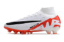 Nike Air Zoom Mercurial Superfly 9 Elite AG Football Boots - White/Red