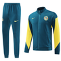 CF América 24/25 Men's Blue-Yellow Long Zip Jacket