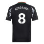 ØDEGAARD #8 Arsenal 24/25 Kid's Away Shirt and Shorts - PL Font