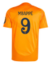 MBAPPÉ #9 Real Madrid 24/25 Authentic Men's Away Shirt
