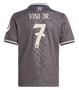 VINI JR #7 Real Madrid 24/25 Kid's Third Shirt and Shorts