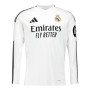 Real Madrid 24/25 Kid's Home Long Sleeve Shirt and Shorts