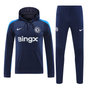 Chelsea 24/25 Men's Navy Hoodie Tracksuit
