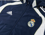 Real Madrid 25/26 Men's Navy Long Zip Windbreaker