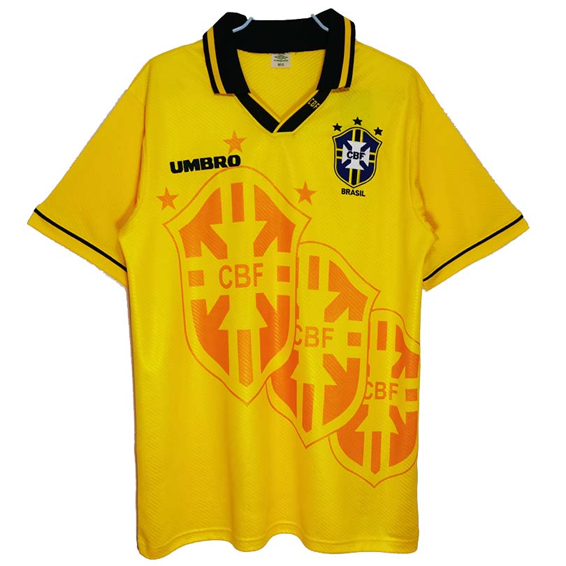 Brazil 93/94 Men's Home Retro Shirt