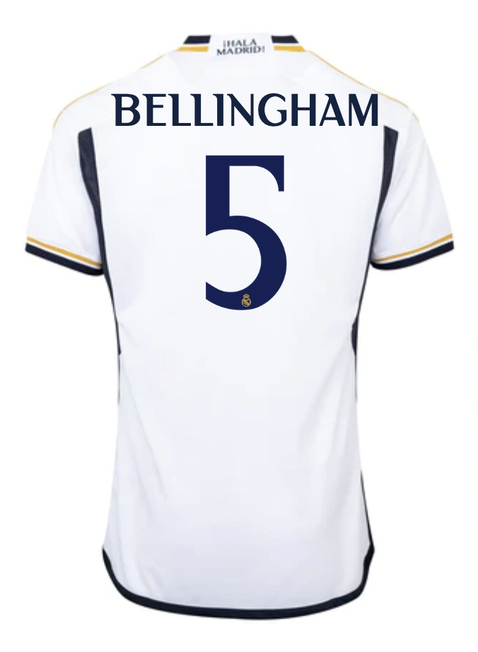 BELLINGHAM #5 Real Madrid 23/24 Stadium Men's Home Shirt