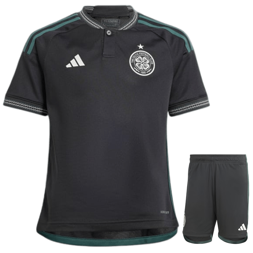 Celtic 23/24 Kid's Away Shirt and Shorts