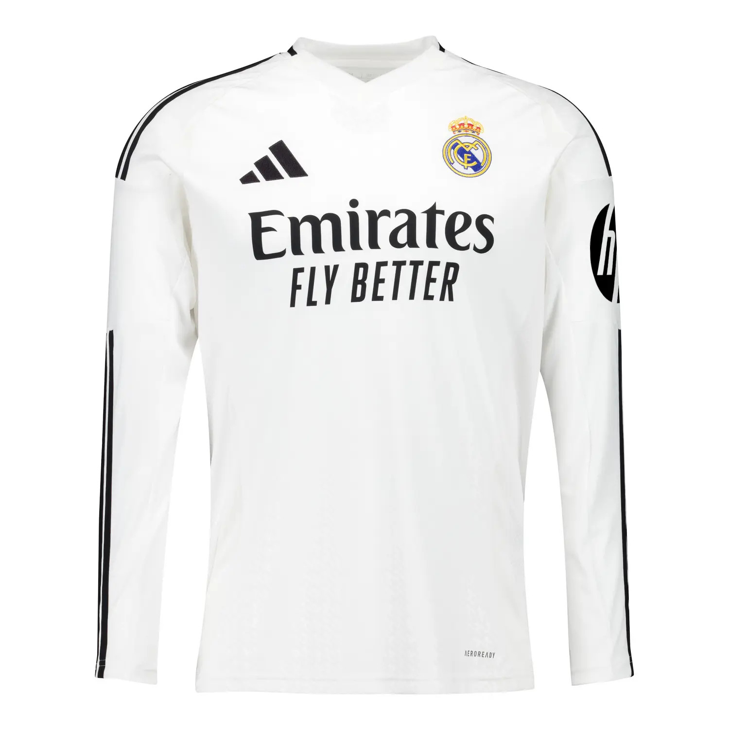 Real Madrid 24/25 Men's Home Long Sleeve Shirt