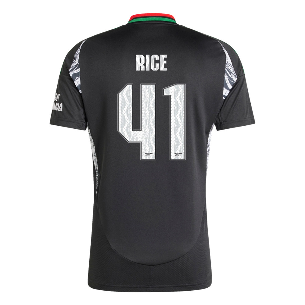 RICE #41 Arsenal 24/25 Stadium Men's Away Shirt - Arsenal Font