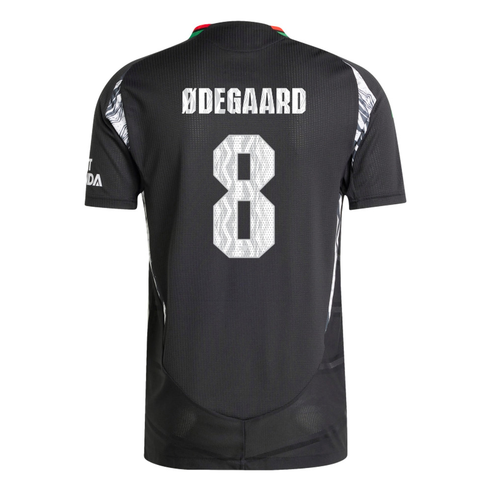 ØDEGAARD #8 Arsenal 24/25 Authentic Men's Away Shirt - Arsenal Font