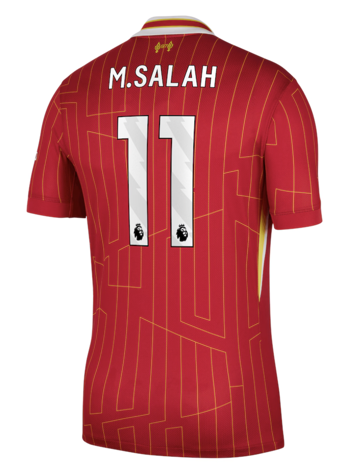 M.SALAH #11 Liverpool 24/25 Stadium Men's Home Shirt - PL Font