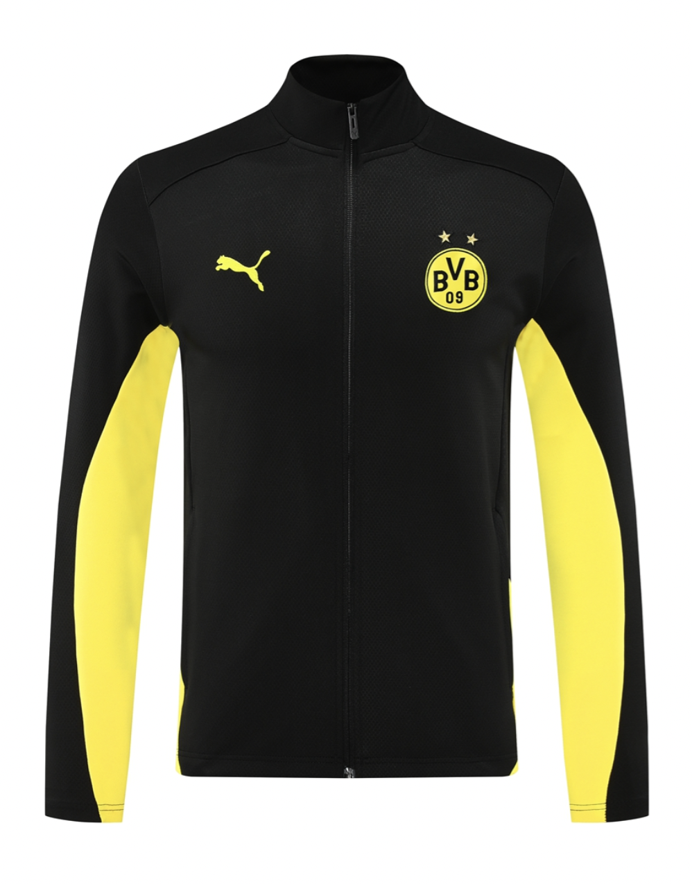 Borussia Dortmund 24/25 Men's Black Long Zip Jacket