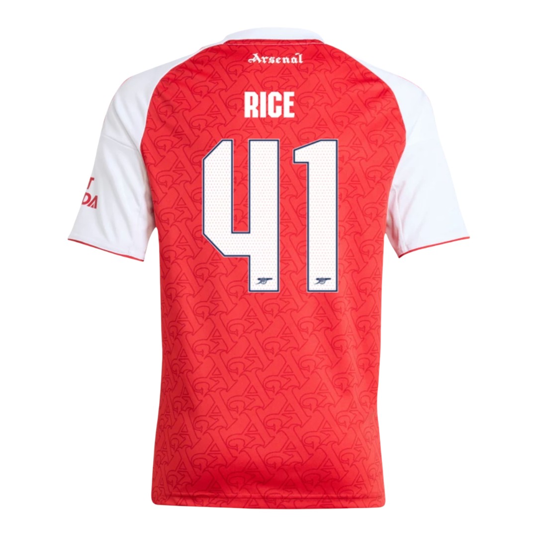 RICE #41 Arsenal 25/26 Kid's Home Mini-Kit - PL Font