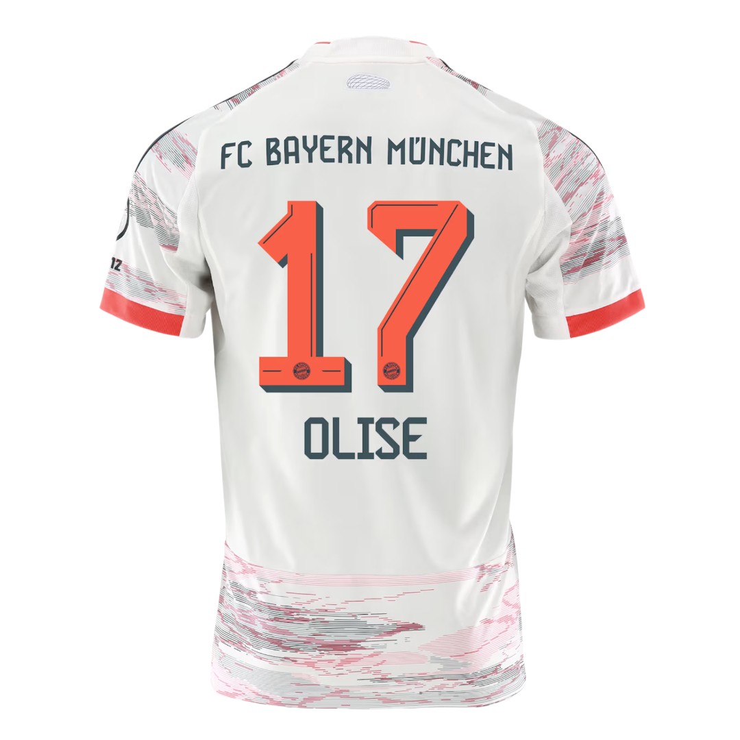 OLISE #17 Bayern Munich 25/26 Stadium Men's Away Shirt