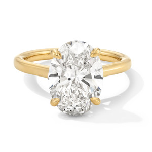 4.66ct Oval Lab Diamond Ring