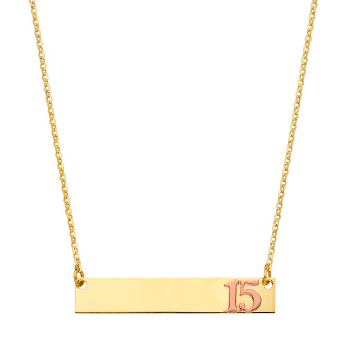 Quince Plate Necklace