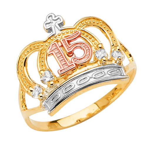 Crown 15 Gold Ring