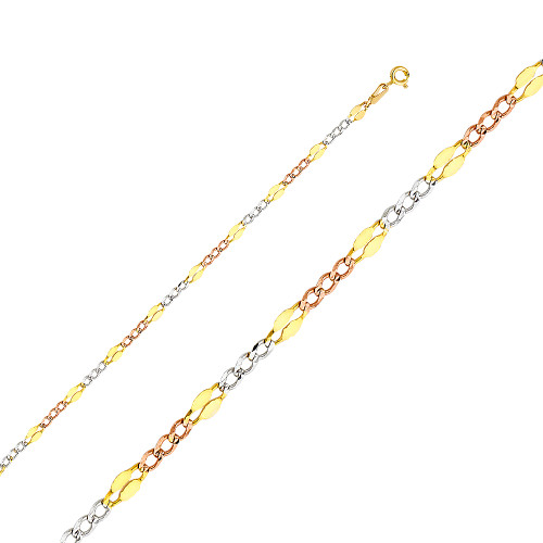 Stamped Figaro Chain 3.7mm