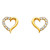 Heart CZ Earrings