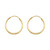 Round Tube Hoop Earrings