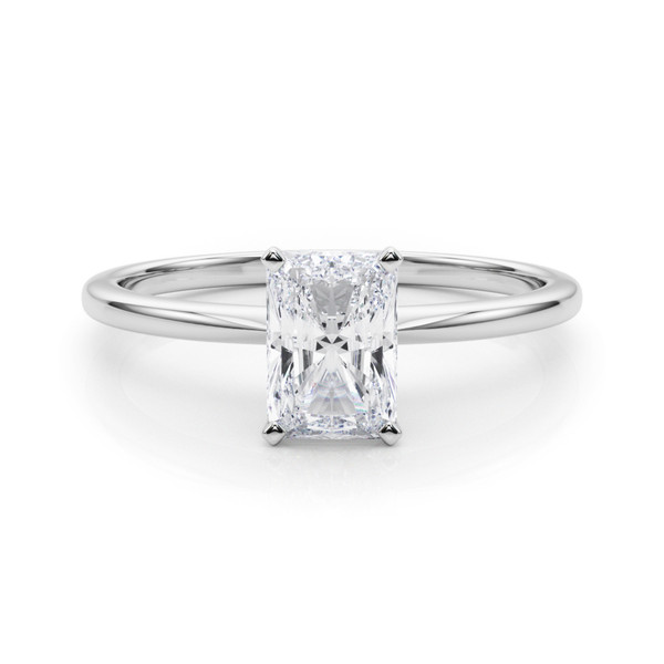 1ct Round Lab Diamond Ring