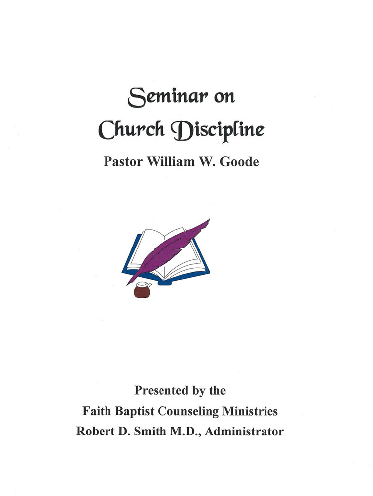 Seminar on Church Discipline