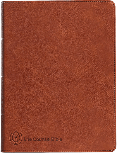 CSB Life Counsel Bible - Burnt Sienna Leathertouch