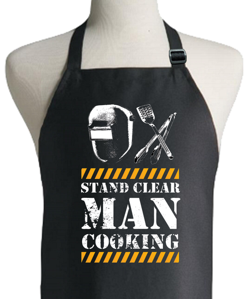 MAN STAND CLEAR APRON