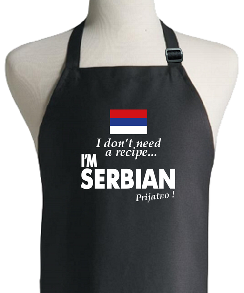 SERBIAN RECIPE APRON