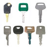 7 PC heavy equipment key set