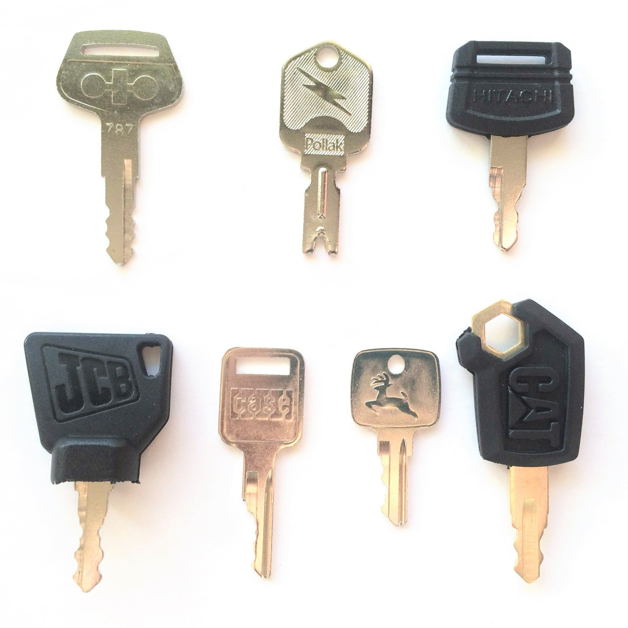 OEM Heavy Equipment Ignition Key Set