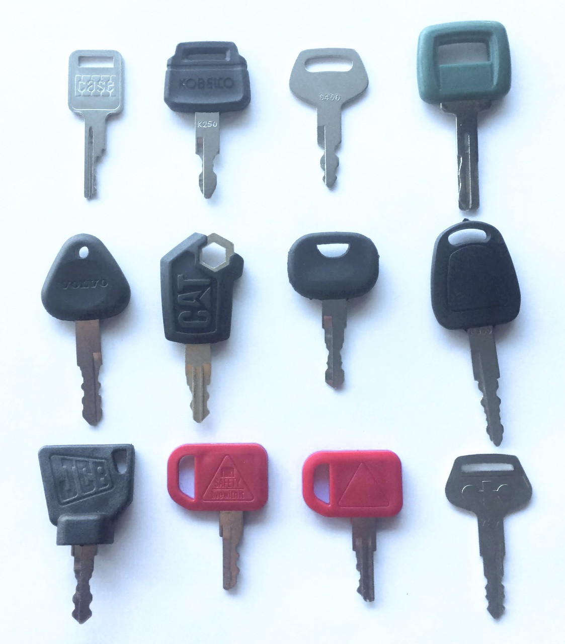 12 pc.  equipment ignition key set