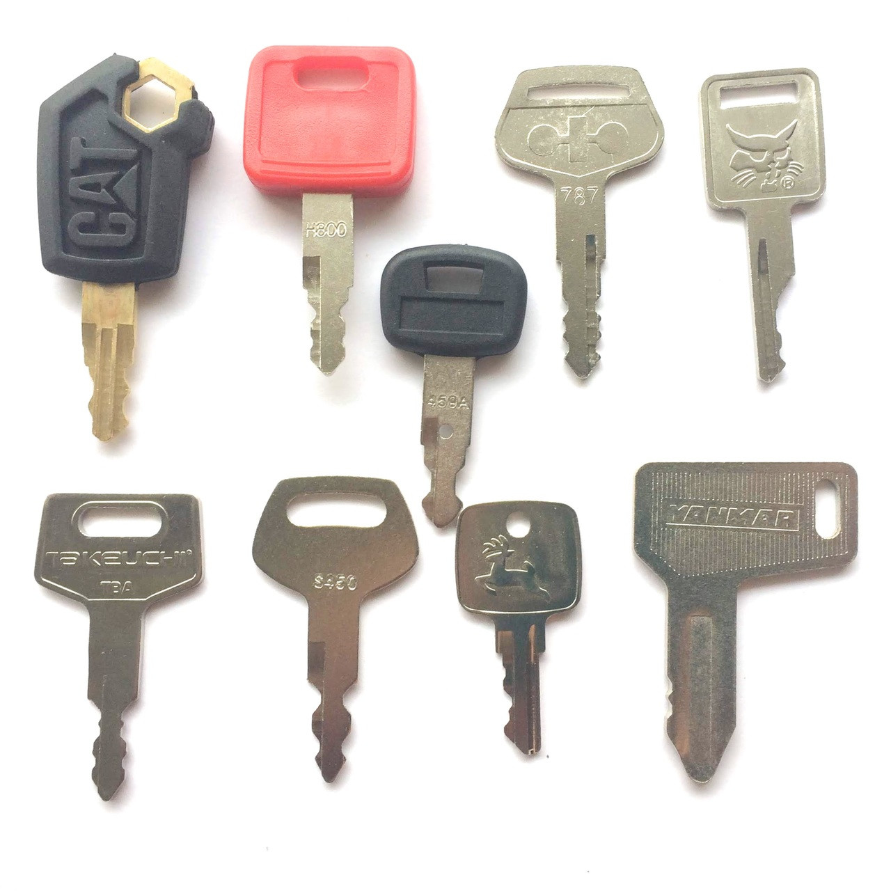 Construction Equipment Key Set