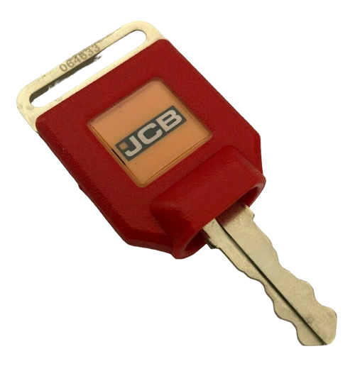 JCB Red Master Ignition Key 334/D2856