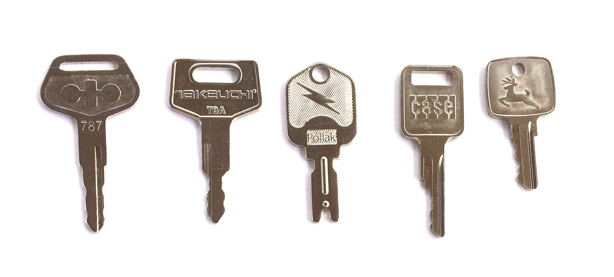 Heavy Equipment Ignition Keys & Key Sets