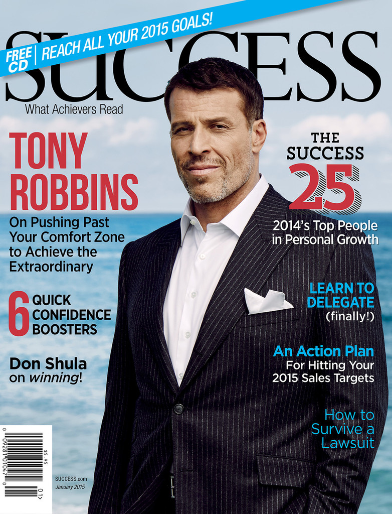 SUCCESS Magazine January 2015  - Tony Robbins
