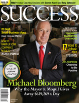 SUCCESS Magazine March 2012 - Michael Bloomberg