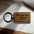 Custom Engraved Wooden Keychain