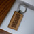 PERSONALIZED WOODEN KEYCHAIN SOUVENIR