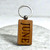 BIRTH MONTH WOODEN KEYCHAIN