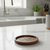 Round Acacia wood Coaster Set