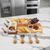 Marble Charcuterie Board with Knife Set and coasters