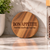 ROUND ACACIA WOOD COASTER
