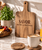 ACACIA WOOD CHARCUTERIE BOARD & COASTER