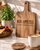ACACIA WOOD CHARCUTERIE BOARD & COASTER