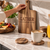 ACACIA WOOD CHARCUTERIE BOARD & COASTER